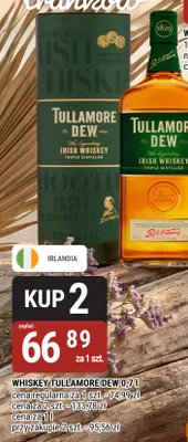 Whiskey Tullamore D.E.W. promocja w bi1