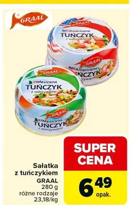 Sałatka z tuńczyka promocja w Carrefour