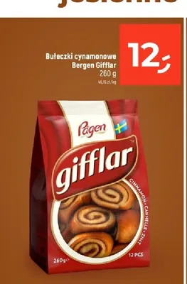 Bułeczki cynamonowe Bergen Gifflar promocja w Dealz