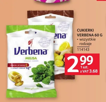 Cukierki Verbena promocja w Selgros