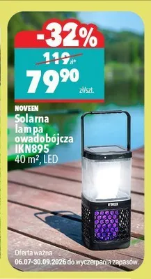 Solarna lampa owadobójcza Noveen IKN895 promocja w Biedronka Home