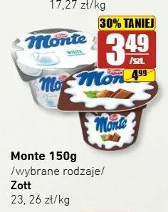 Deser Monte Zott promocja w API Market