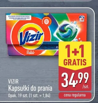 Kapsułki do prania Vizir promocja w Aldi