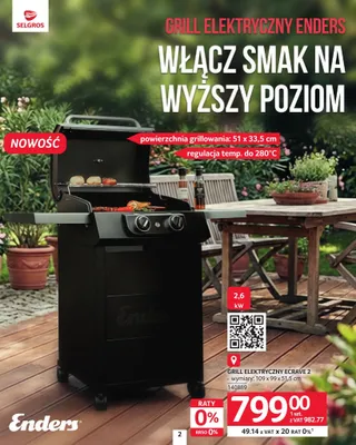 Grill elektryczny Ecrave 2 promocja w Selgros
