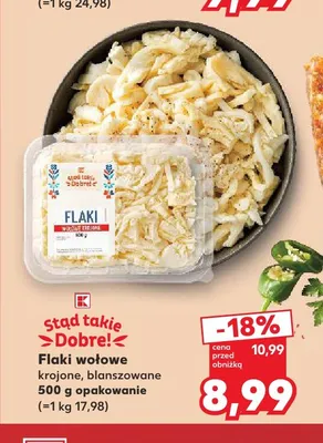 Flaki wołowe krojone blanszowane Stąd takie Dobre! promocja w Kaufland