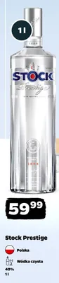 Wódka czysta Stock Prestige promocja w Netto