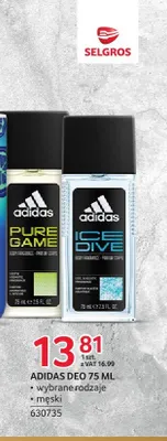 Dezodorant męski Adidas Ice Dive promocja w Selgros