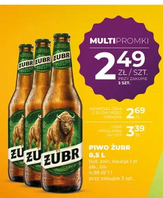 Piwo Żubr promocja w Duży Ben