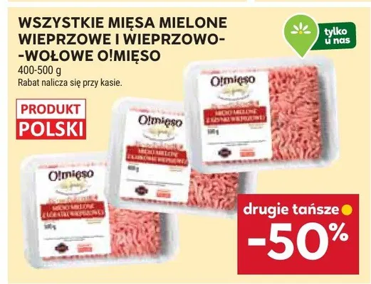 Wszystkie mięsa mielone wieprzowe i wieprzowo-wołowe promocja w Stokrotka