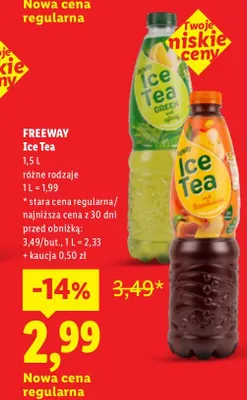 Ice Tea Freeway promocja w Lidl