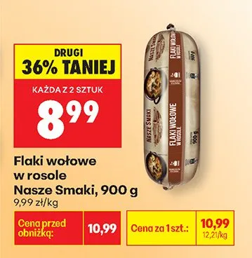 Flaki wołowe w rosole promocja w Biedronka