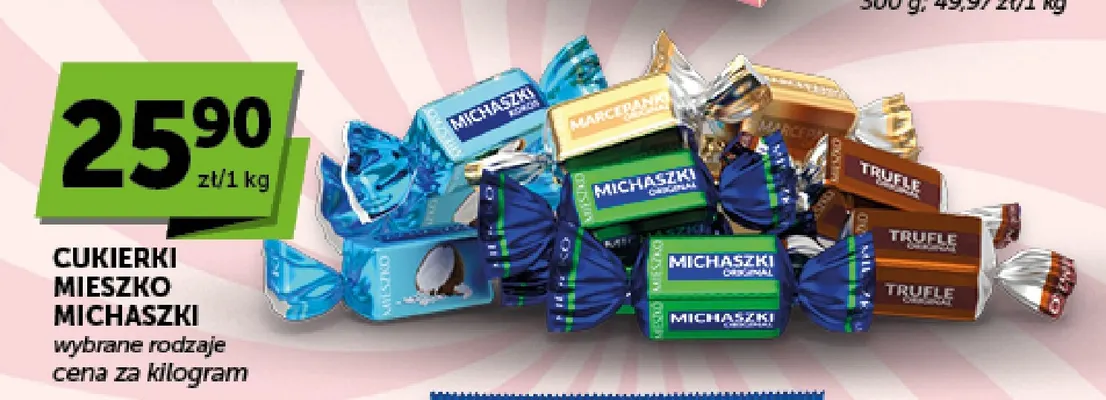 Cukierki Mieszko Michaszki promocja w Euro Sklep