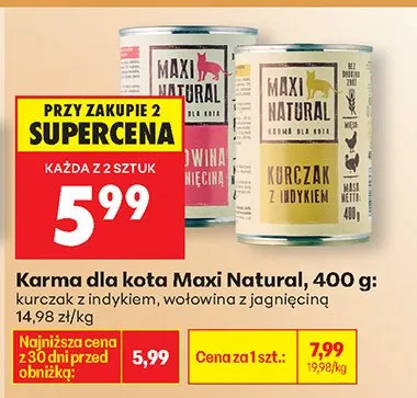 Karma z indykiem, wołowiną z jagnięciną promocja w Biedronka