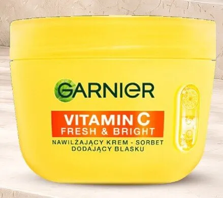 Krem-sorbet do twarzy Garnier Vitamin C Fresh & Bright promocja w Hebe