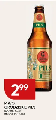 Piwo Grodziskie Pils Browar Fortuna promocja w Chata Polska