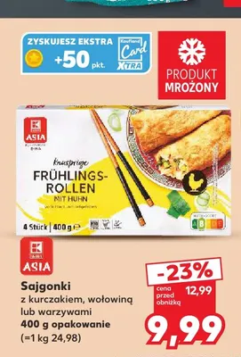 Sajgonki z kurczakiem Asia promocja w Kaufland