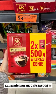 Kawa mielona MK Café Premium promocja w Biedronka