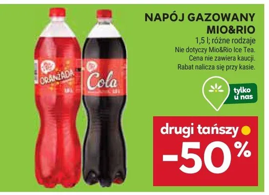 Napój gazowany Mio&Rio promocja w Stokrotka