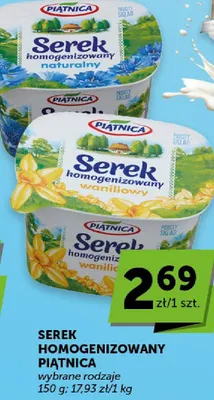 Serek homogenizowany Piątnica wybrane rodzaje promocja w ABC