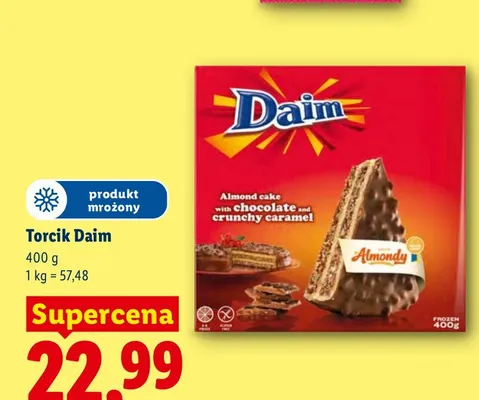 Torcik Daim promocja w Lidl