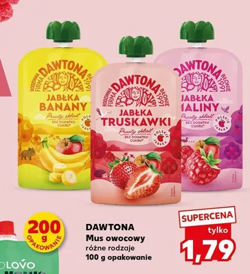 Mus owocowy różne rodzaje promocja w Kaufland