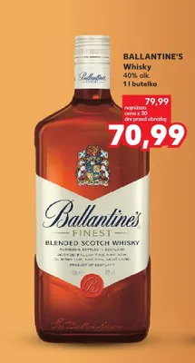 Whisky Ballantine's Finest promocja w Kaufland