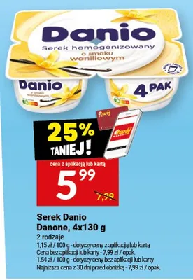 Serek Danio Danone promocja w Twój Market