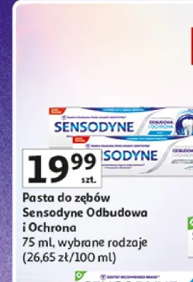 Pasta do zębów Sensodyne Odbudowa i Ochrona promocja w Auchan