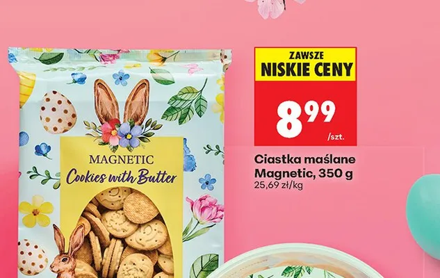 Ciastka maślane Cookies with Butter promocja w Biedronka