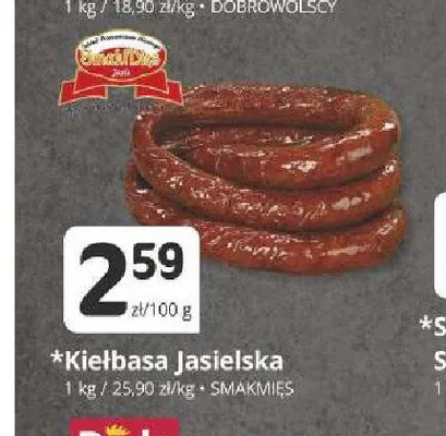 Kiełbasa Jasielska Smakmięs promocja w Marketvita