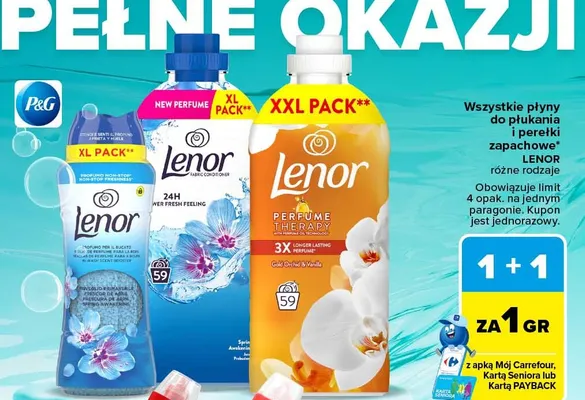 Perełki zapachowe Lenor Spring Awakening promocja w Carrefour