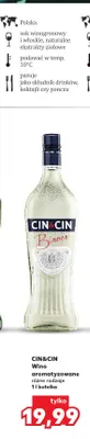 Wino białe aromatyzowane Cin & Cin Bianco promocja w Kaufland