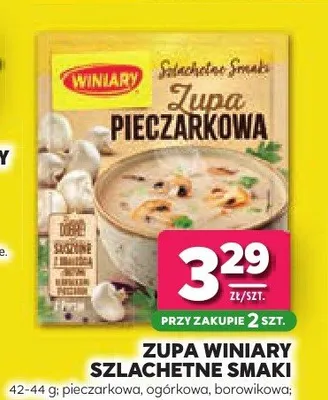 Zupa Winiary Szlachetne Smaki pieczarkowa promocja w Stokrotka