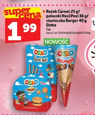 Paluszki Hoxi Poxi Ozmo promocja w TOPAZ