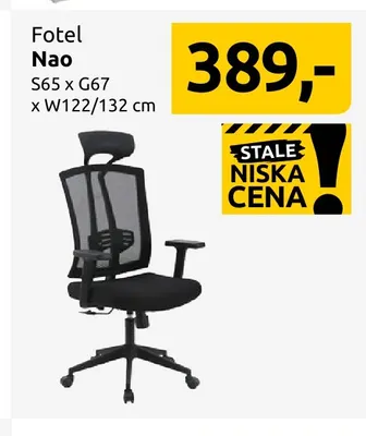 Fotel Nao promocja w Black Red White