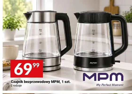 Czajnik bezprzewodowy Mpm promocja w Twój Market