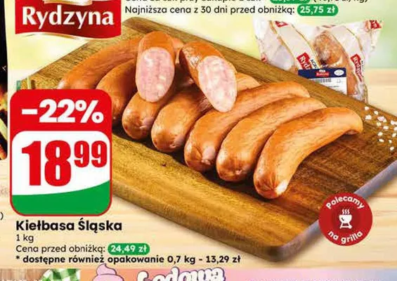 Kiełbasa Śląska promocja w Dino
