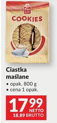 Ciastka maślane Fine Life promocja w Makro