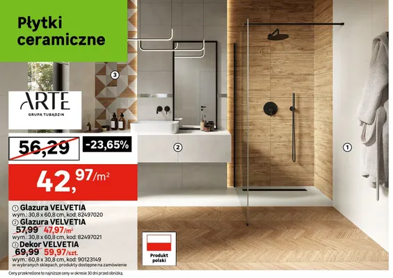 Dekor Velvetia Arte promocja w Leroy Merlin