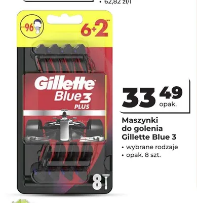 Maszynki do golenia Gillette Blue 3 Plus 8-pak promocja w Odido