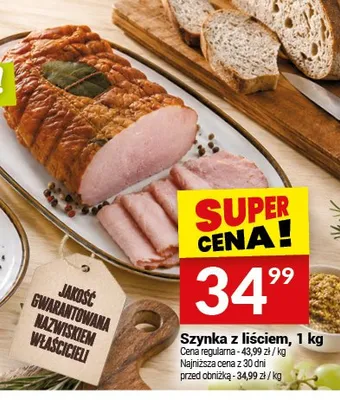 Szynka z liściem promocja w Twój Market