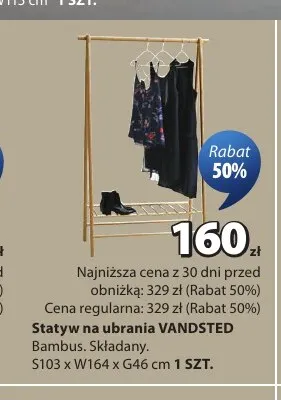 Statyw na ubrania Vandsted promocja w Jysk