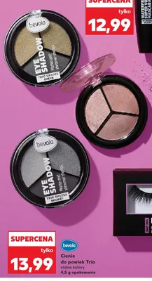 Cienie do powiek Trio bevola Smokey promocja w Kaufland