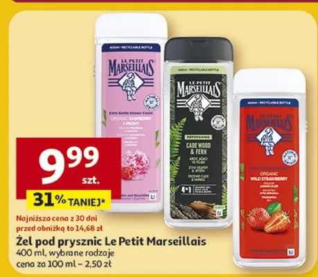 Żel pod prysznic różane różne rodzaje promocja w Auchan