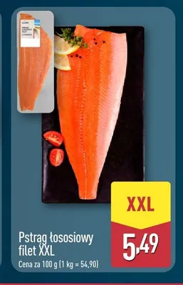 Pstrąg łososiowy filet XXL promocja w Aldi