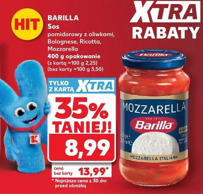 Sos Bolognese Barilla promocja w Kaufland