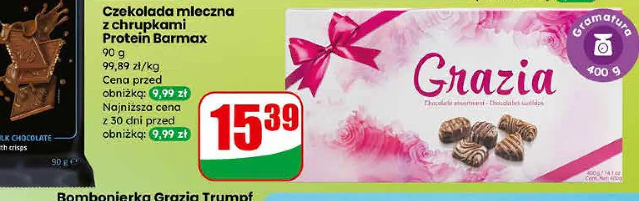 Bombonierka Grazia Trumpf promocja w Dino