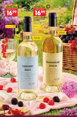 Wino Exclusive Selection Sauvignon Blanc Verdelho białe wytrawne promocja w Biedronka