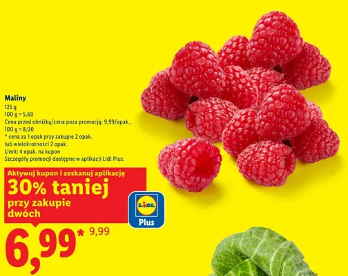 Maliny promocja w Lidl
