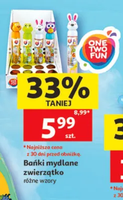 Bańki mydlane zwierzątko promocja w Auchan
